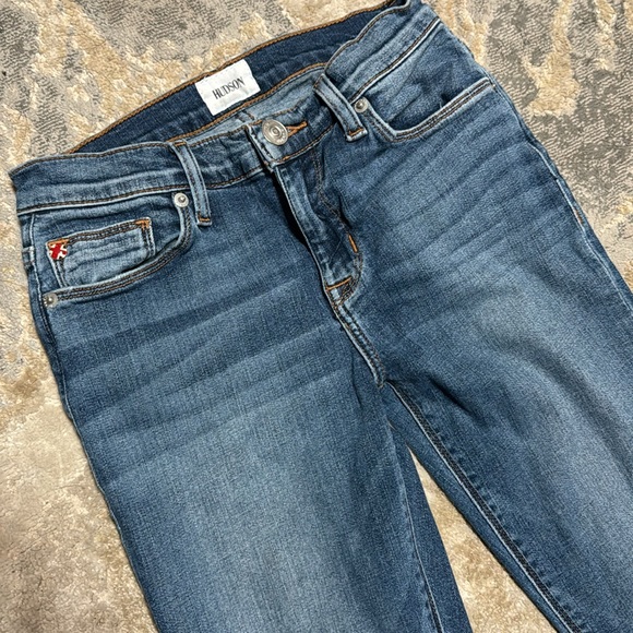 Hudson Natalie Midrise Super Skinny Denim Jeans - Picture 2 of 4